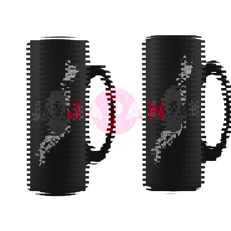 日本の地図と旗 日本のお土産 コーヒーマグ