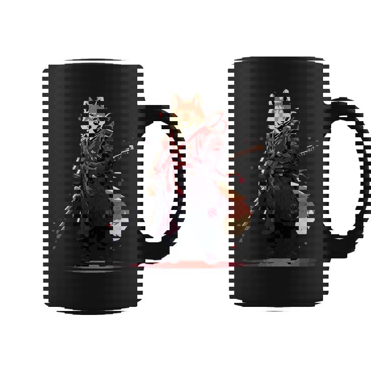 日本の柴犬浮世絵 アニメ 刀 おもしろい 日本の芸術 コーヒーマグ