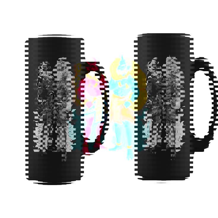 日本の神々 風神と雷神 コーヒーマグ