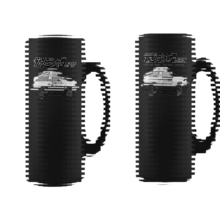 日本の豆腐配送トラック ドリフト86 アニメ風 コーヒーマグ