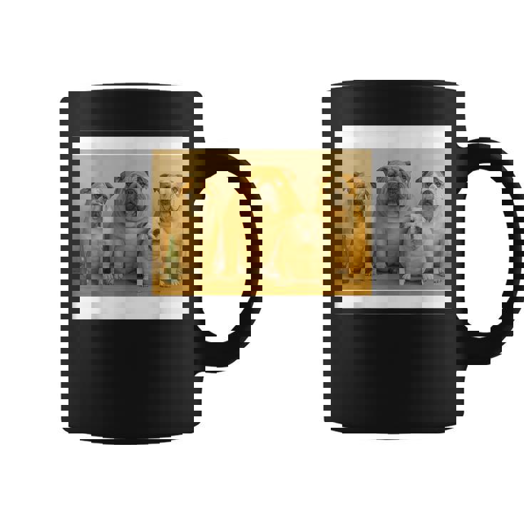 日本ブルドッグファミリー コーヒーマグ