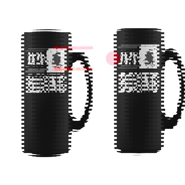 日本ボクシング日本旗スポーツジムスパーリングアマチュアスポーツ コーヒーマグ