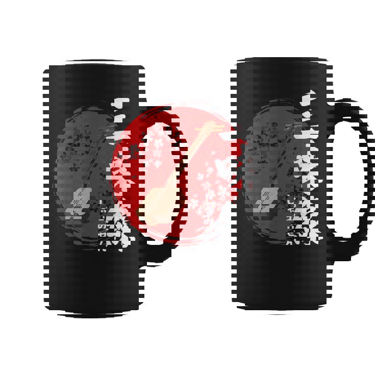 日本三味線 伝統楽器 コーヒーマグ