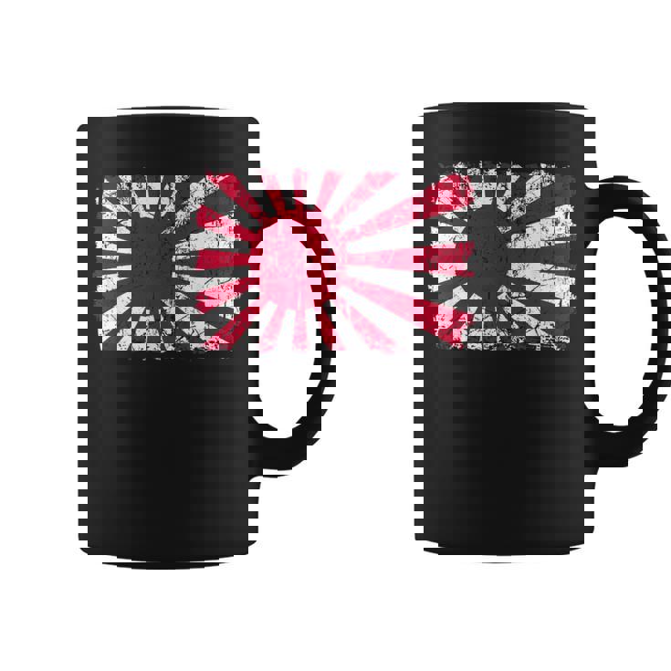 日本海軍旗 日本の誇り ビンテージ アンティーク調 愛国心 コーヒーマグ