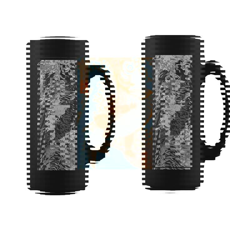 日本美術 戦闘機 相撲 鯉 海波 国吉 浮世絵 コーヒーマグ