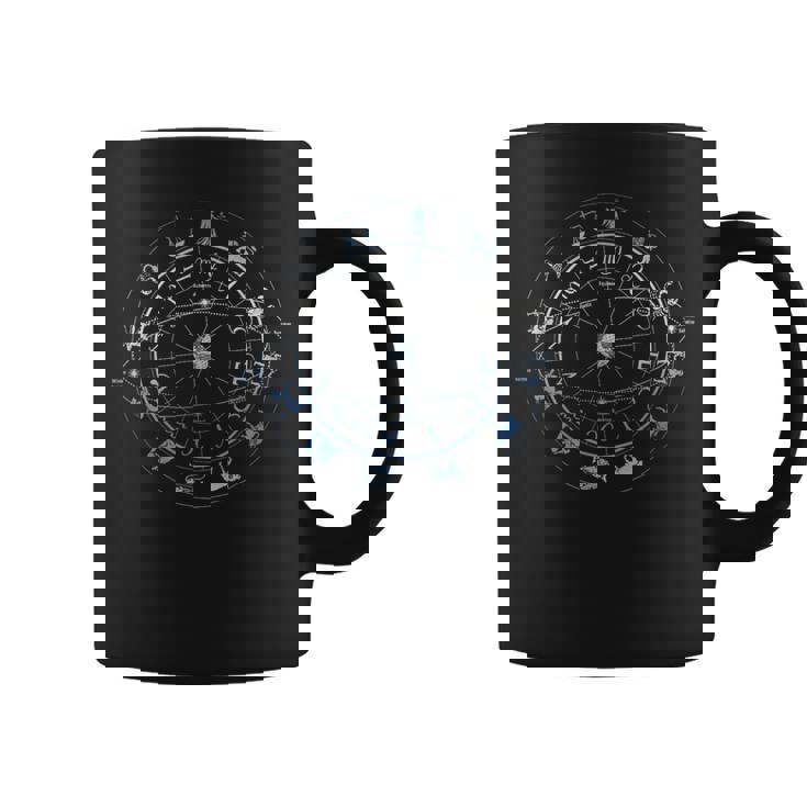 星座 占星術 星座 ホロスコープ 宇宙 ホイール コーヒーマグ