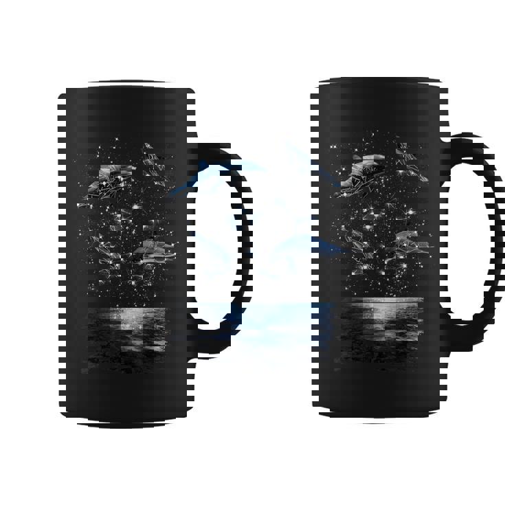 星座イルカ、天体宇宙銀河イルカ コーヒーマグ