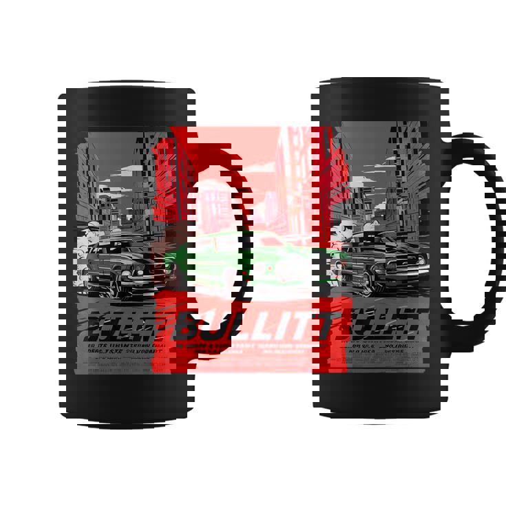 映画 ブリット マッスルカー イラスト コーヒーマグ