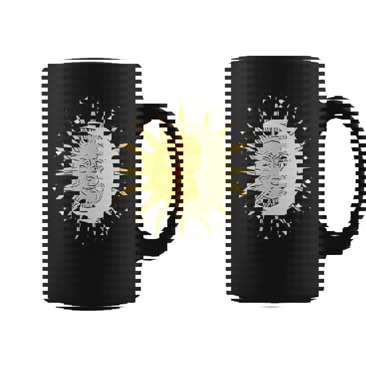 月 太陽 美的 神秘的 コーヒーマグ