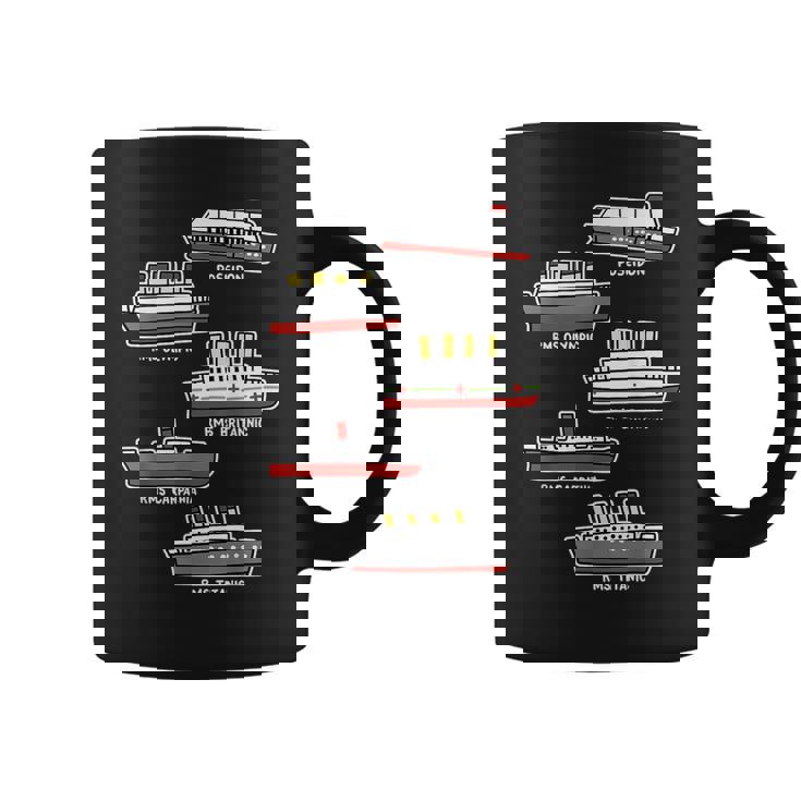 有名なクルーズ船 Rms タイタニック ブリタニック ポセイドン カルパチア コーヒーマグ