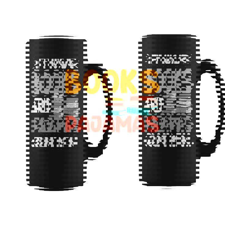 本やパジャマが関係するなら、おもしろい本好きの言葉 コーヒーマグ