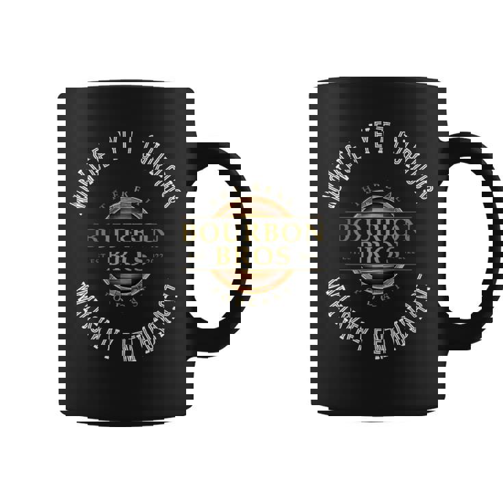 本物のバーボンブラザーズのモットーデザイン。 コーヒーマグ