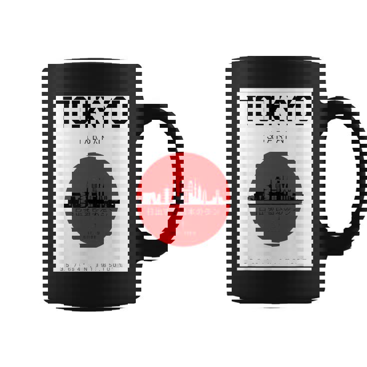 東京都 日本スタイル グラヒック 日本文化 コーヒーマグ