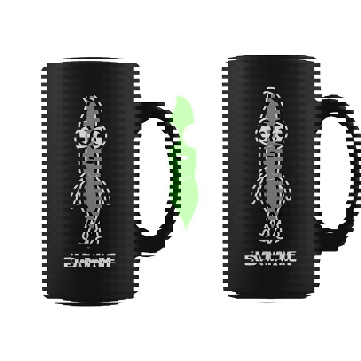 枝豆 えだまめ 顔 イラスト かわいい おもしろ 面白い 簡単 シンプル ゆるい 野菜 コーヒーマグ