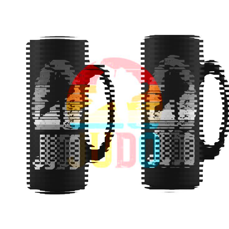 柔道投げ レトロ 日本の格闘技 柔道家 ファイター ギフト コーヒーマグ