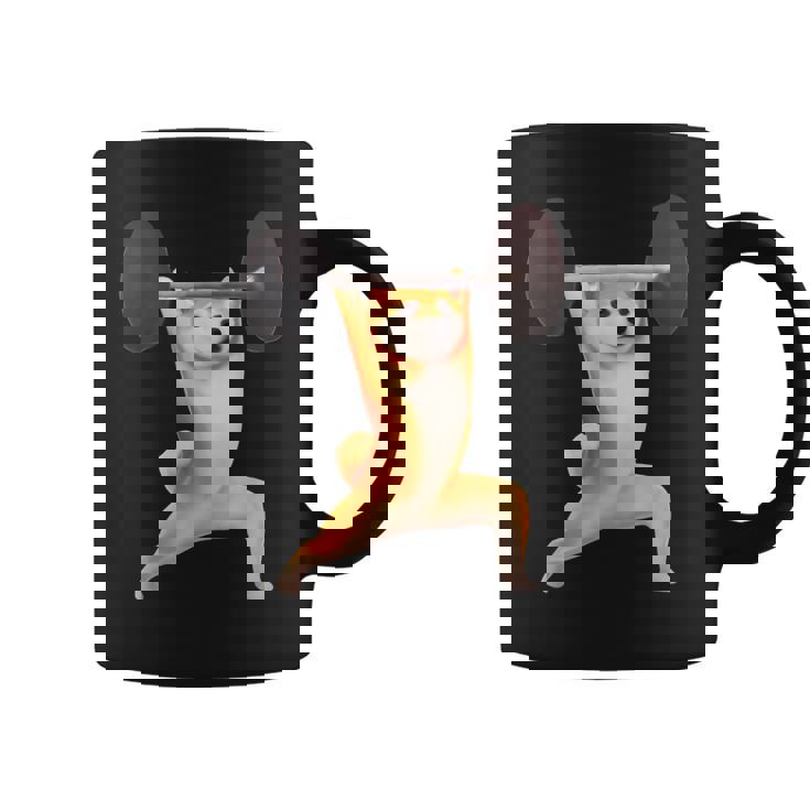 柴犬 イヌ 面白いtシャツ 犬 筋トレ 文字入り メンズ 半袖 服 おもしろグッズ 文字tシャツ ネタ ブラック コーヒーマグ