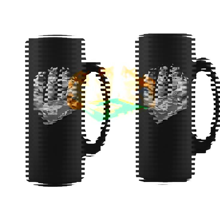 柴犬 イヌ 麻雀 面白いtシャツ 犬 文字入り メンズ おもしろ 面白い 服 おもしろグッズ ネタ 雀士 長袖tシャツ コーヒーマグ