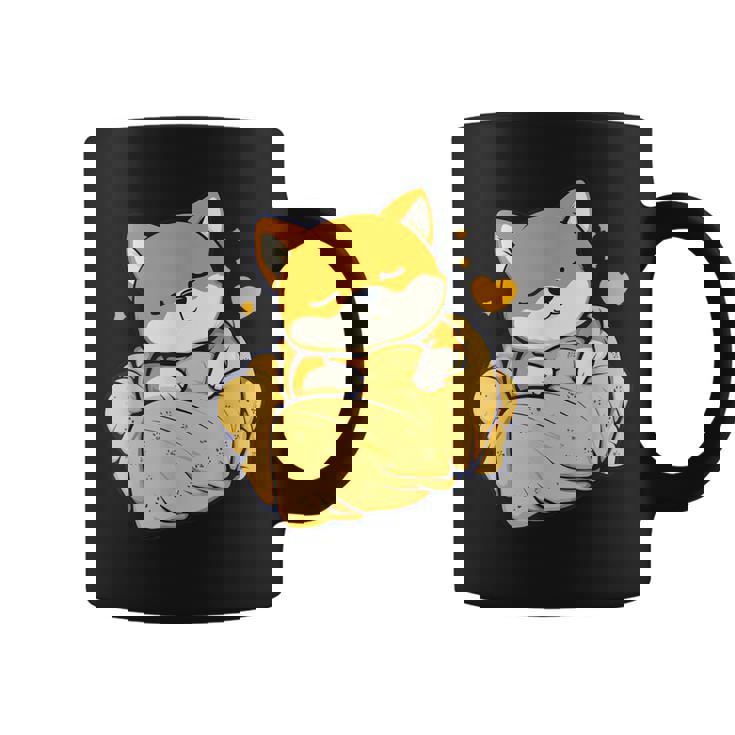 柴犬寝パジャマナイトタイムかわいいグラフィックネグリジェ コーヒーマグ