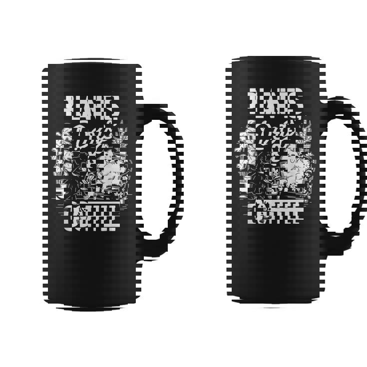 植物 犬 コーヒー おもしろ ガーデニング 犬好き ギフト コーヒーマグ