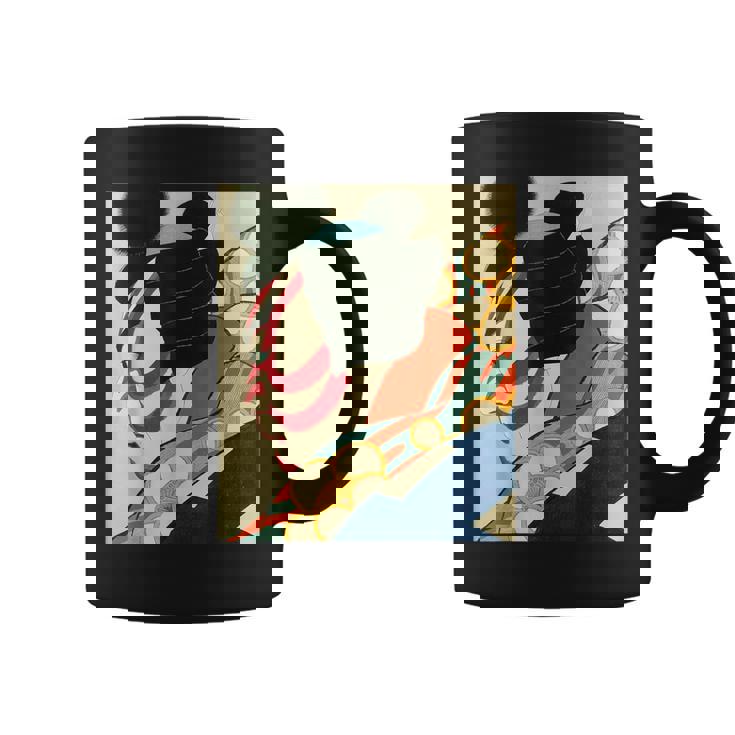 歌舞伎 かぶき 役者 日本美術 浮世絵 役者絵 名取春仙 七世松本幸四郎 梅王 コーヒーマグ