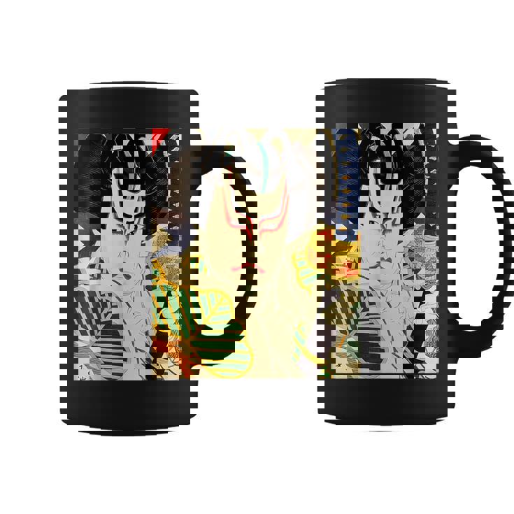 歌舞伎 かぶき 役者 日本美術 浮世絵 役者絵 名取春仙 六世坂東彦三郎 舎人松王丸 コーヒーマグ