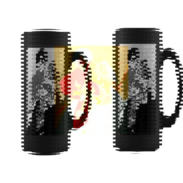 歌舞伎 俳優 日本劇出演者 四世片岡市蔵 上使の弁慶 役者絵 コーヒーマグ