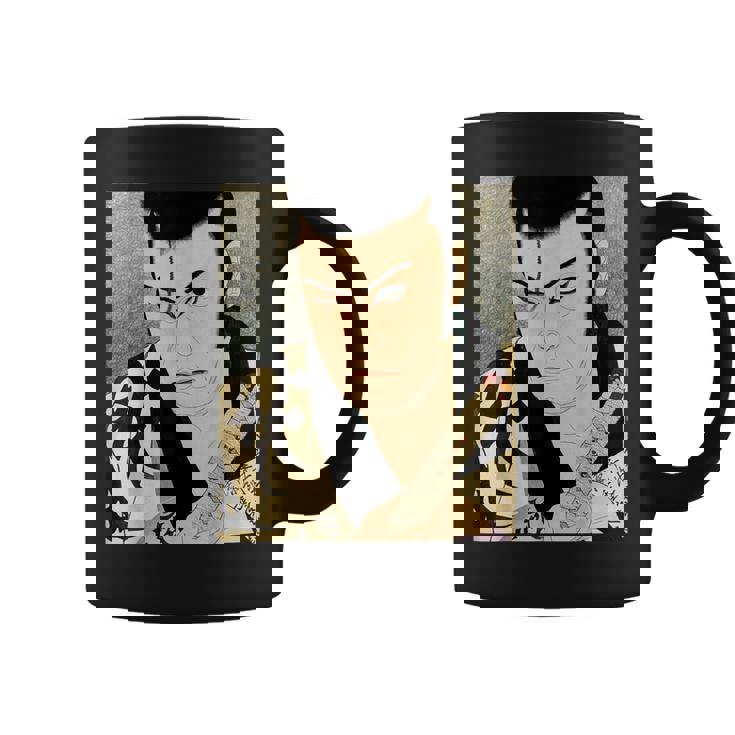 歌舞伎 演劇 俳優 サムライ 俊泉 日本のビンテージアート コーヒーマグ