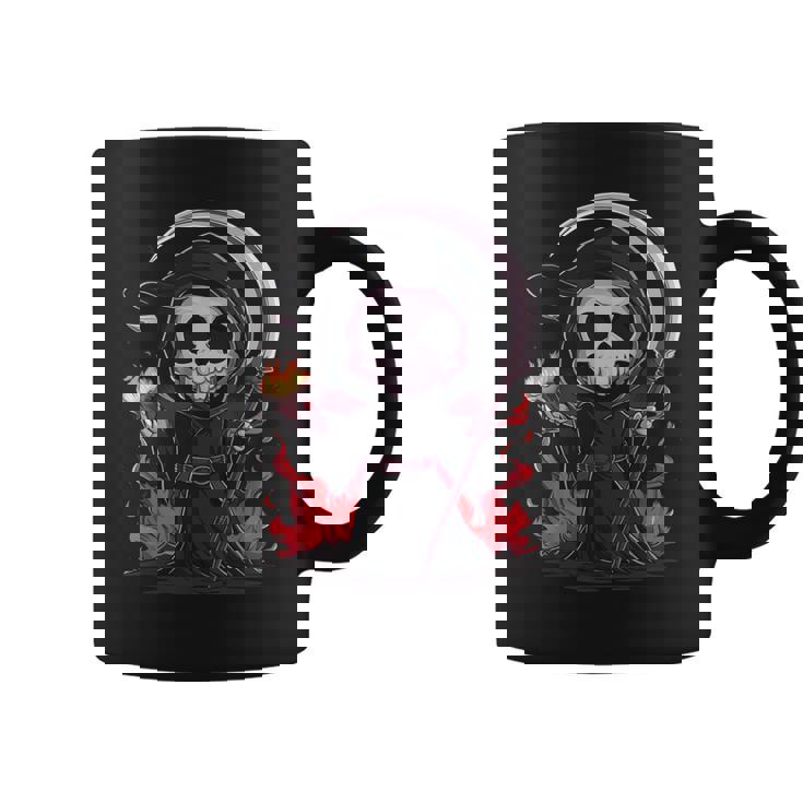 死神 スケルトン ハロウィン コスチューム 不気味 怖い コーヒーマグ