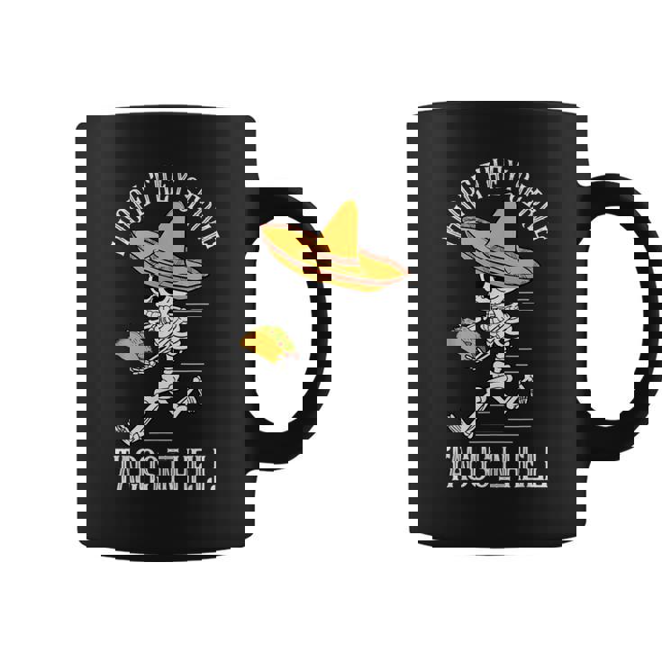 死者の日 メキシコ シュガースカル ファニー タコス スケルトン ハロー コーヒーマグ