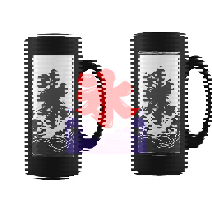 氷 のれん 夏（氷屋 かき氷）お祭り 夜店 漢字 文字 昭和レトロ 和柄 かわいい イラスト コーヒーマグ