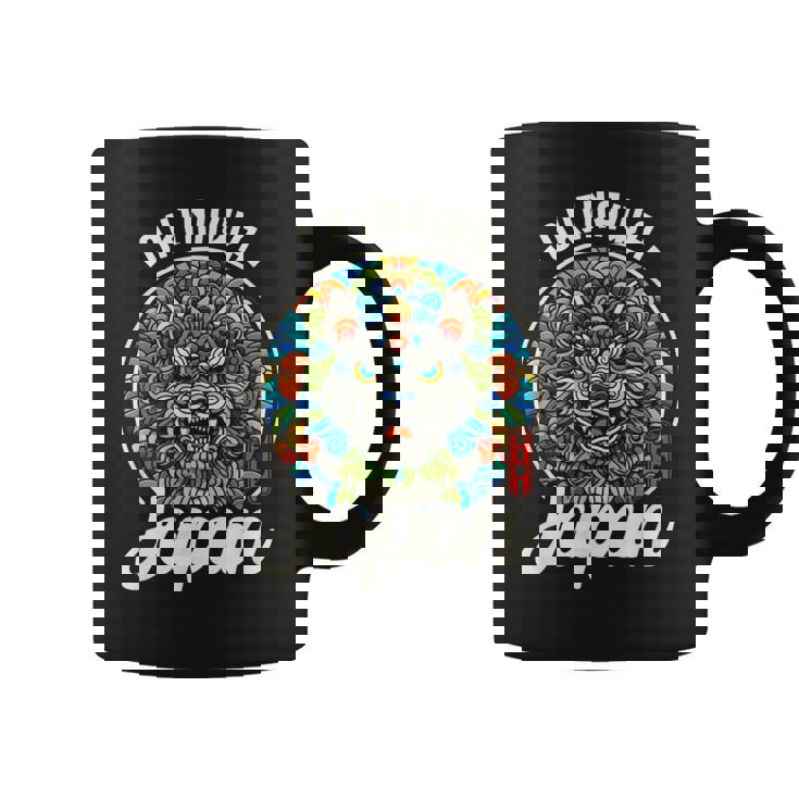 沖縄ジャパン シーサー ライオンガーディアン 和 カタカナ お土産 コーヒーマグ