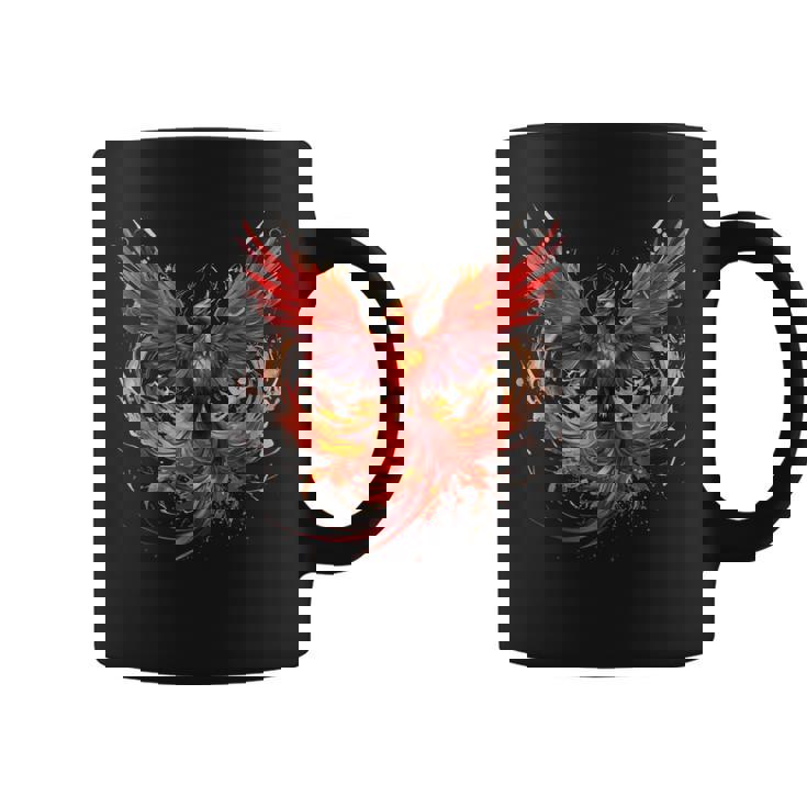 炎 フェニックス 鳥 若返り 神話 鳥 鳳凰 ライジング コーヒーマグ