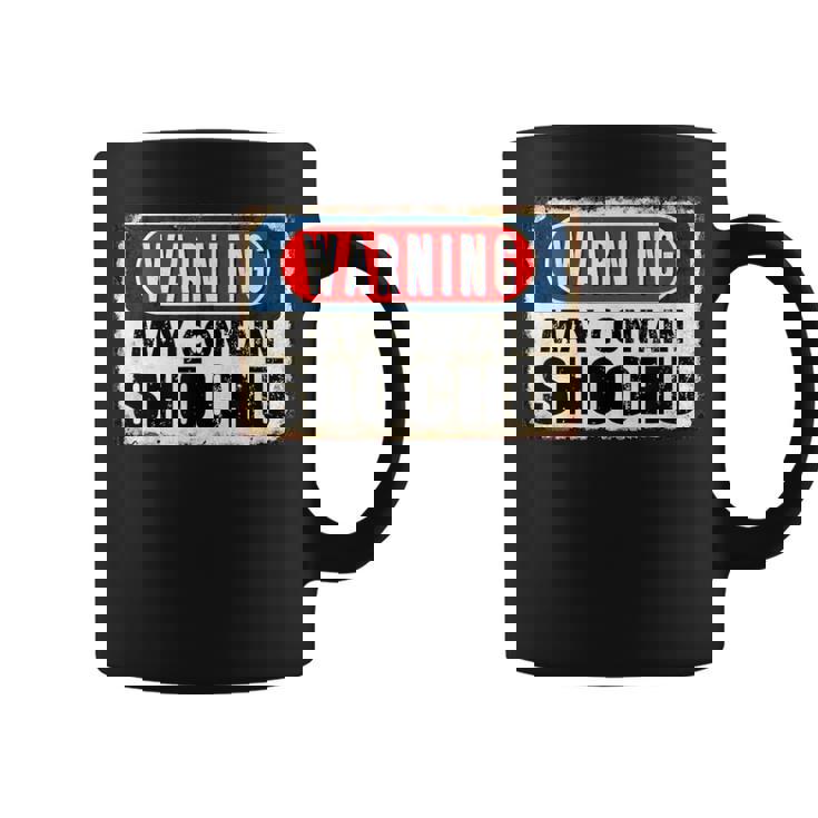 焼酎日本酒面白い警告サインが含まれている可能性があります コーヒーマグ