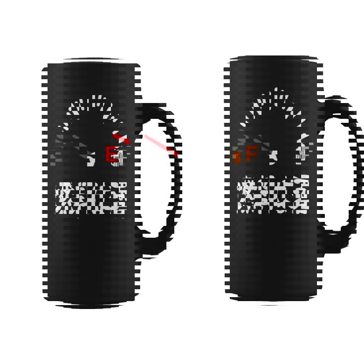 燃料は酒 ネタ 酒好き お酒好き ビール好き 日本酒好き ハイボール好き ジョーク 酒カス 酒呑み おもしろ コーヒーマグ