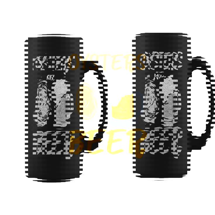 牡蠣とビール コーヒーマグ