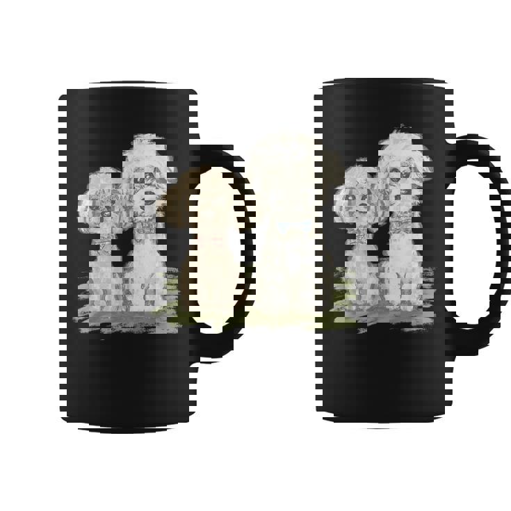 犬 トイプードル かわいい いぬ 子犬 ペット おもしろ 動物 イラスト コーヒーマグ