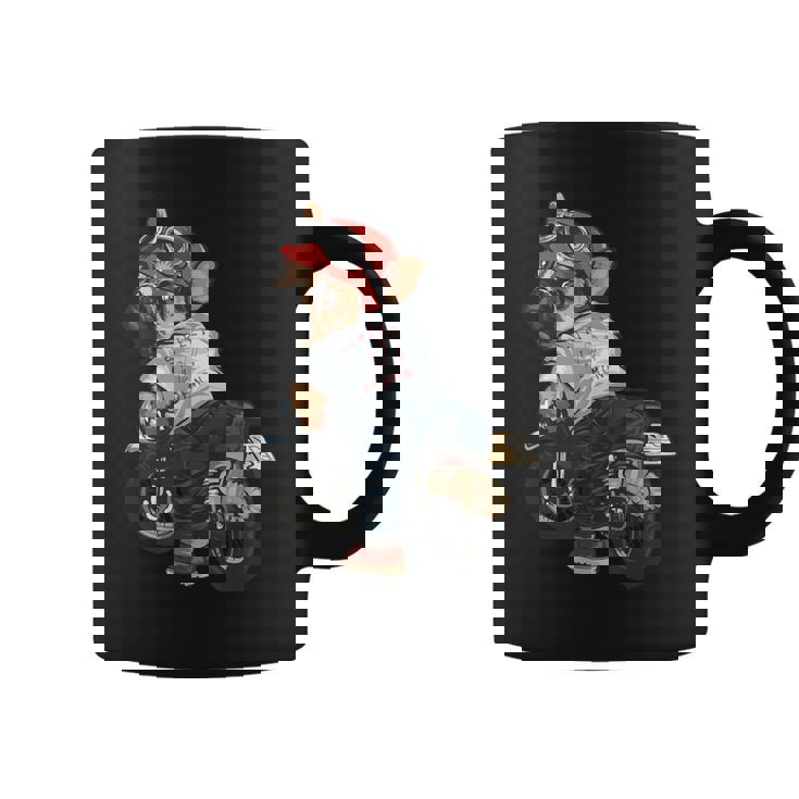 犬 おもしろ バイク オートバイ ライダース バイカー 面白い いぬ コーヒーマグ