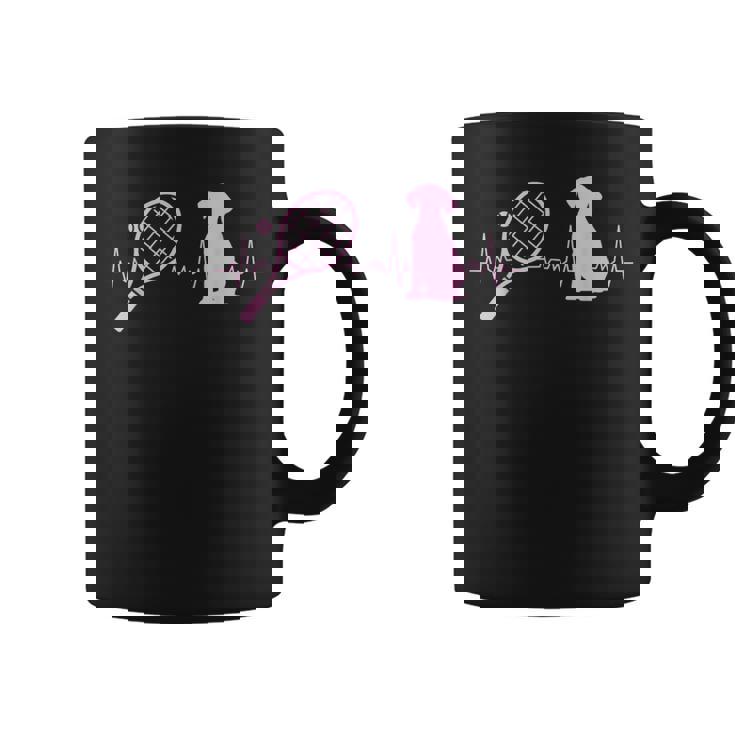 犬好き テニスプレーヤー コーチ 犬 スポーツ テニス 犬 コーヒーマグ