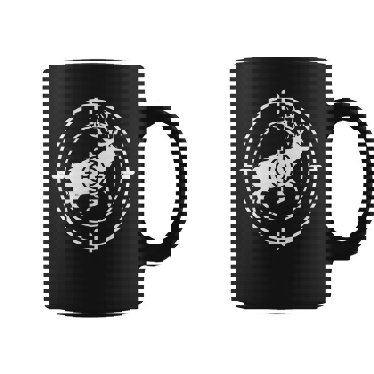 狩猟 射撃 猟師 熊 鹿 猟 ハンター 心電図 おもしろ グッズ 服 面白いtシャツ ライフル ネタ メンズ コーヒーマグ