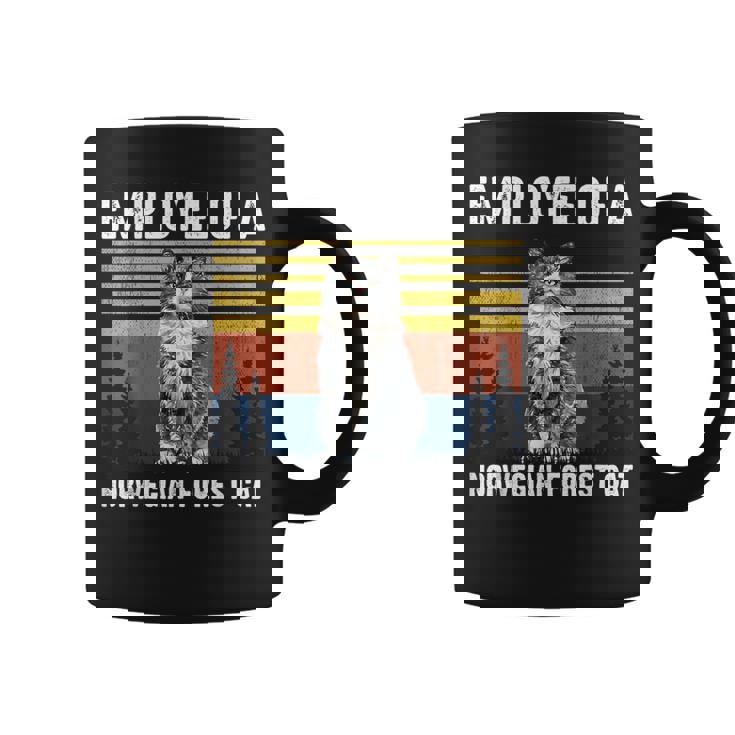 猫 ノルウェージャンフォレストキャットの社員 コーヒーマグ