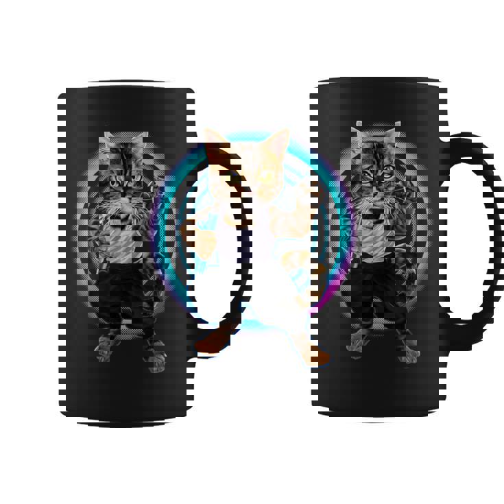 猫 ねこ カンフー コーヒーマグ