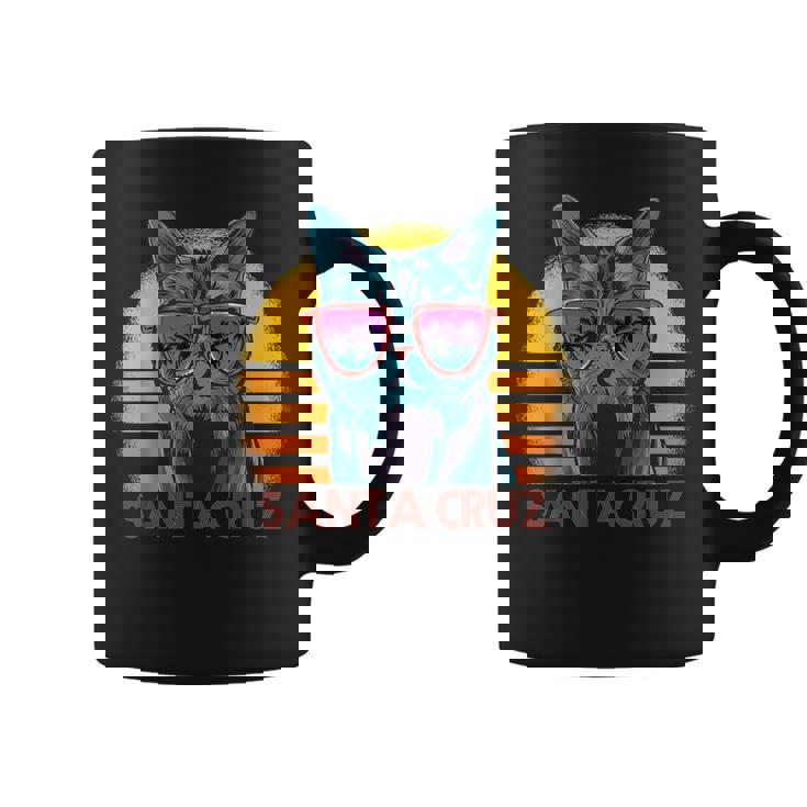 猫 ねこねこ サンタクルーズ カリフォルニア州 レトロ コーヒーマグ