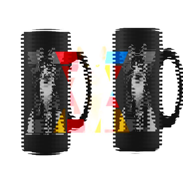 猫 グラフィック ペット アートワーク 猫 コーヒーマグ