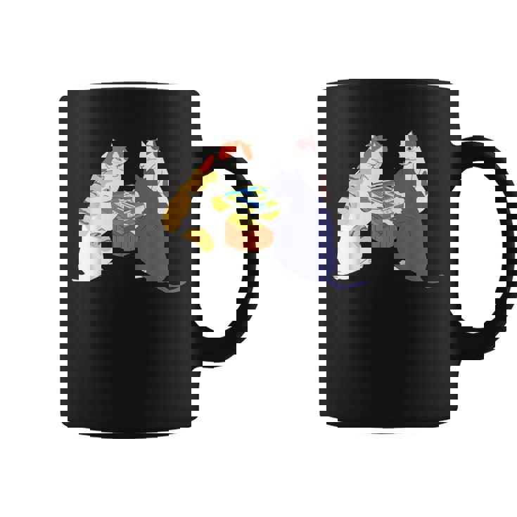 猫 ネコ 麻雀 面白いtシャツ 文字入り メンズ おもしろ 面白い 服 おもしろグッズ ネタ 雀士 コーヒーマグ