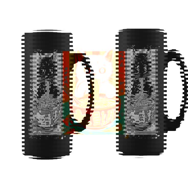 猫 ラーメン ヌードル 日本アニメ 漫画 ラーメン カワイイ 猫 コーヒーマグ