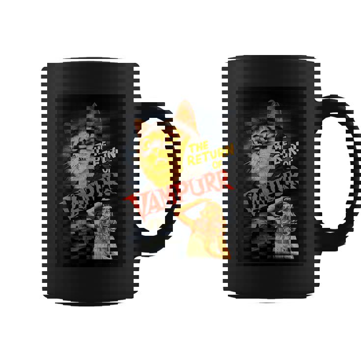 猫 吸血鬼 クラシック ホラー 映画 ファニー グラフィック シャツ コーヒーマグ