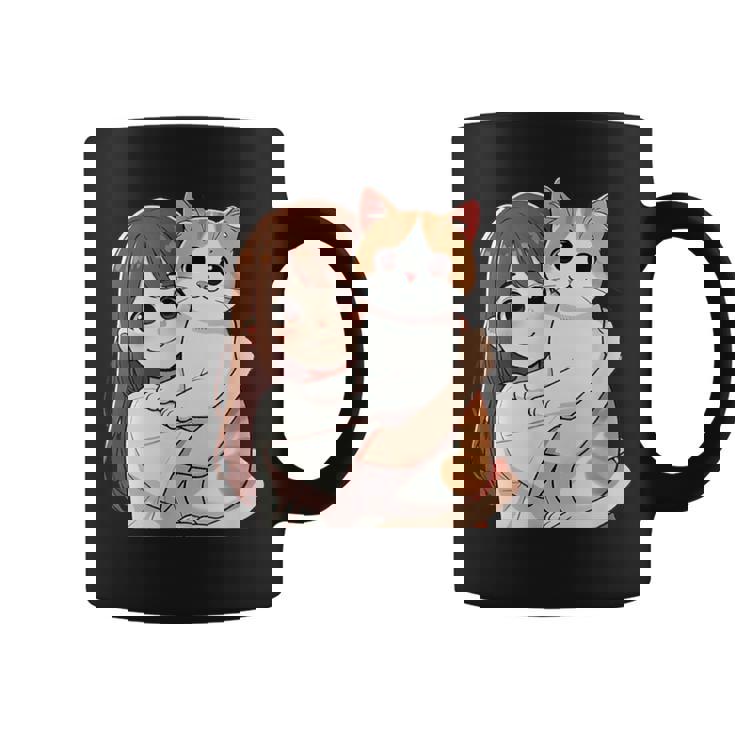 猫と少女 Cat And Girl コーヒーマグ