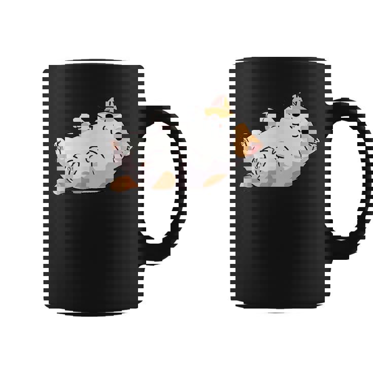 猫のへそ天 Cat Belly Trap コーヒーマグ