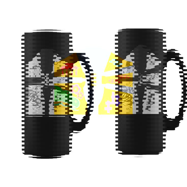 琉球備形沖縄沖縄内南朱型 三線 コーヒーマグ