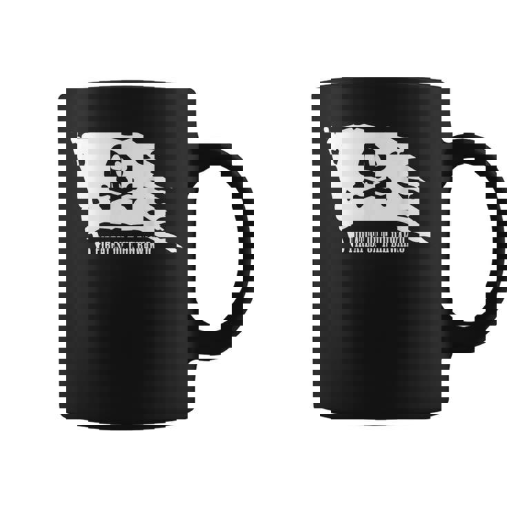 琵琶湖の海賊 ドクロ 旗 日本の景勝地 パロディ Biwako 滋賀県 日本 コーヒーマグ